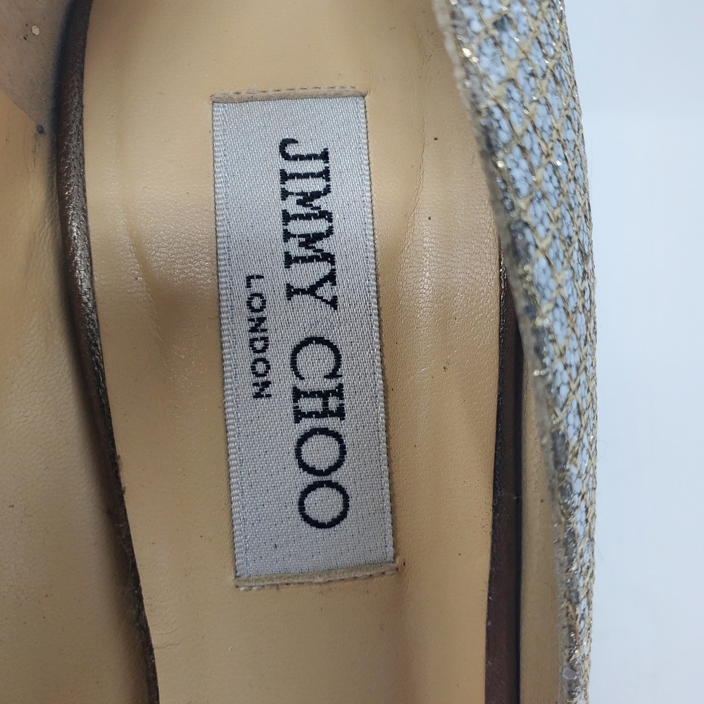 Jimmy Choo Champagne Pumps - Picture 4 of 9